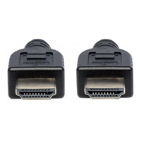 MANHATTAN kabel In-wall CL3 High Speed HDMI s Ethernetem, HEC, ARC, 3D, 4K, stíněný, 10m, Black