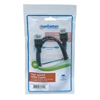 MANHATTAN kabel In-wall CL3 High Speed HDMI s Ethernetem, HEC, ARC, 3D, 4K, stíněný, 2m, Black