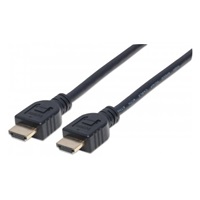 MANHATTAN kabel In-wall CL3 High Speed HDMI s Ethernetem, HEC, ARC, 3D, 4K, stíněný, 8m, Black