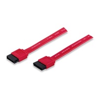 MANHATTAN kabel SATA datový 7-Pin Male to Male, 50 cm, Red