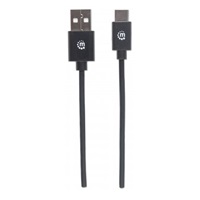 MANHATTAN kabel Hi-Speed USB-C, C Male / A Male, 2m, černý