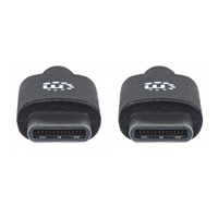 MANHATTAN kabel Hi-Speed USB-C, Type-C Male to Type-C Male, 3m, černý