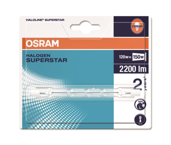 OSRAM Halogen Haloline ECO Line 114 64696 ECO 230V 120W  R7s noDIM D Sklo čiré 2220lm 2700K 2000h (blistr 1ks)