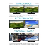 PREMIUMCORD Adaptér DisplayPort - 2x DisplayPort, rozšíření + zrcadlení obrazu, 4K*2K@30Hz