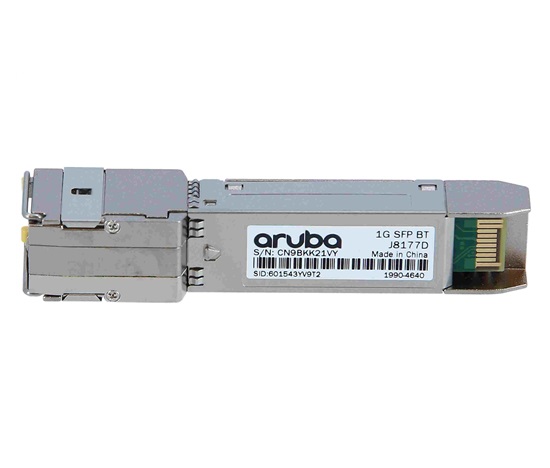 Aruba 1G SFP RJ45 T 100m Cat5e XCVR