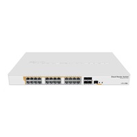 MikroTik Cloud Router Switch CRS328-24P-4S+RM, 800MHz CPU,512MB RAM, 24xLAN, 4xSFP+ slot, vč. L5