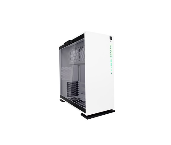 IN WIN skříň 303C, White, Mid Tower, bez zdroje, RGB + Front USB 3.1 type C