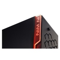 IN WIN skříň 101 Black, Midi Tower, průhledný bok, bez zdroje