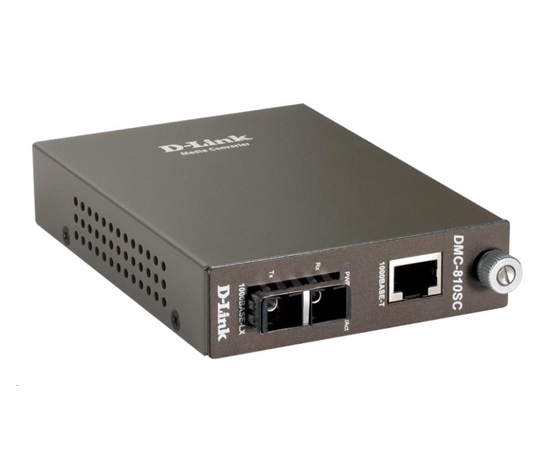 D-Link 1000BaseT to 1000BaseLX (SC) Singlemode Media Converter, do 10 km