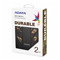 ADATA Externí HDD 2TB 2,5" USB 3.1 DashDrive Durable HD710M Pro, kamufláž (gumový, nárazu/vodě/prachu odolný)