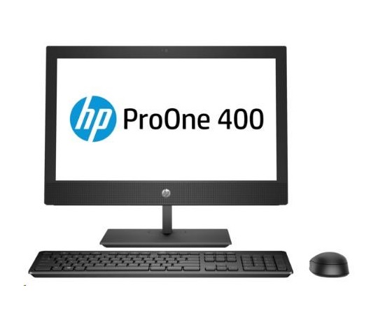 HP ProOne 400G4 AiO 20NT i3-8100T,4GB, HDD 500GB,WiFi ac+BT, usb kláv. a myš,SD MCR,DVDRW, 90W,DP+HDMI, FDOS
